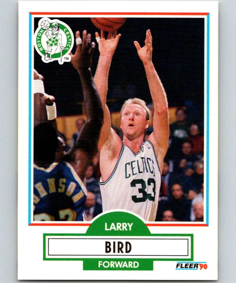 1990-91 Fleer #8 Larry Bird Celtics NBA Basketball