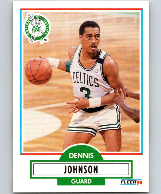 1990-91 Fleer #9 Dennis Johnson Celtics NBA Basketball