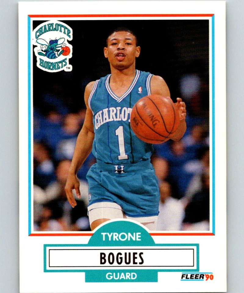1990-91 Fleer #16 Muggsy Bogues Hornets NBA Basketball