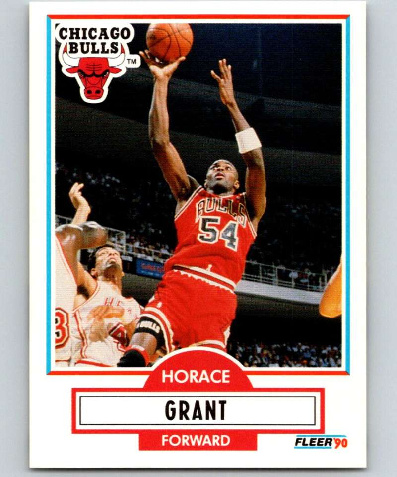 1990-91 Fleer #24 Horace Grant Bulls NBA Basketball