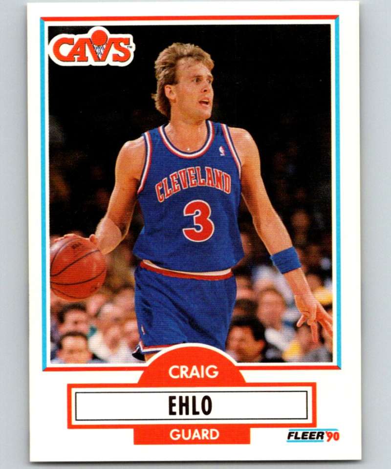 1990-91 Fleer #32 Craig Ehlo Cavaliers NBA Basketball Image 1