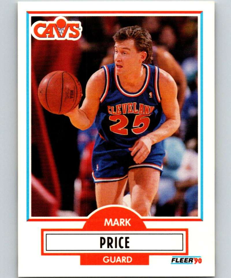 1990-91 Fleer #36 Mark Price Cavaliers NBA Basketball Image 1