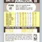 1990-91 Fleer #41 James Donaldson Mavericks UER NBA Basketball Image 2