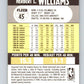 1990-91 Fleer #45 Herb Williams Mavericks NBA Basketball Image 2