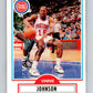 1990-91 Fleer #57 Vinnie Johnson Pistons NBA Basketball Image 1