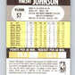 1990-91 Fleer #57 Vinnie Johnson Pistons NBA Basketball Image 2