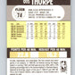 1990-91 Fleer #74 Otis Thorpe Rockets NBA Basketball Image 2