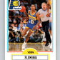 1990-91 Fleer #76 Vern Fleming Pacers NBA Basketball Image 1
