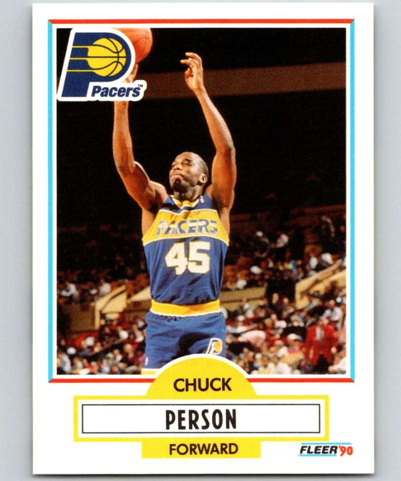 1990-91 Fleer #79 Chuck Person Pacers NBA Basketball Image 1