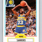 1990-91 Fleer #80 Mike Sanders Pacers NBA Basketball Image 1