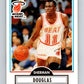 1990-91 Fleer #98 Sherman Douglas RC Rookie Heat NBA Basketball Image 1