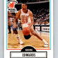 1990-91 Fleer #99 Kevin Edwards Heat NBA Basketball Image 1