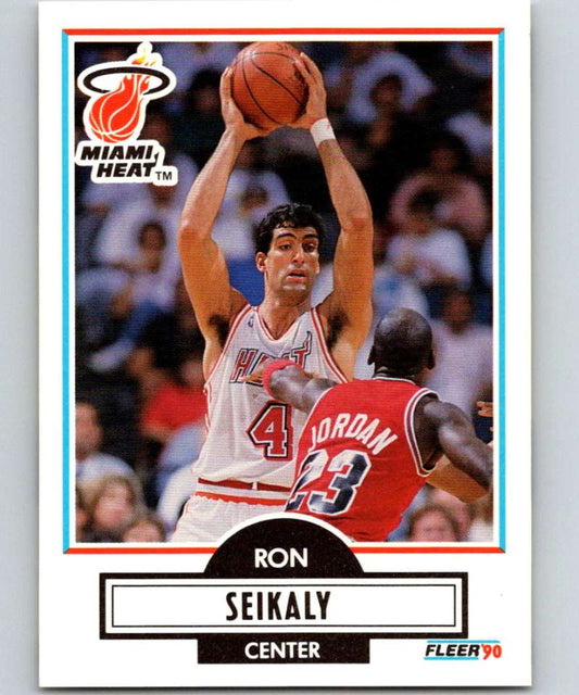 1990-91 Fleer #102 Rony Seikaly Heat UER NBA Basketball
