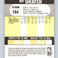 1990-91 Fleer #104 Jeff Grayer RC Rookie Bucks NBA Basketball Image 2