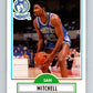 1990-91 Fleer #114 Sam Mitchell RC Rookie Timberwolves NBA Basketball Image 1