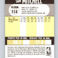 1990-91 Fleer #114 Sam Mitchell RC Rookie Timberwolves NBA Basketball Image 2