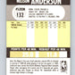 1990-91 Fleer #132 Nick Anderson RC Rookie Magic NBA Basketball Image 2