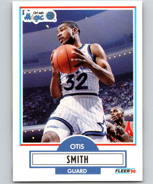 1990-91 Fleer #135 Otis Smith Magic NBA Basketball Image 1