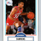 1990-91 Fleer #141 Johnny Dawkins 76ers NBA Basketball Image 1