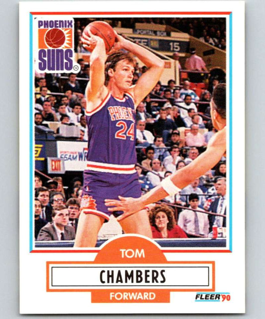 1990-91 Fleer #146 Tom Chambers Suns NBA Basketball Image 1