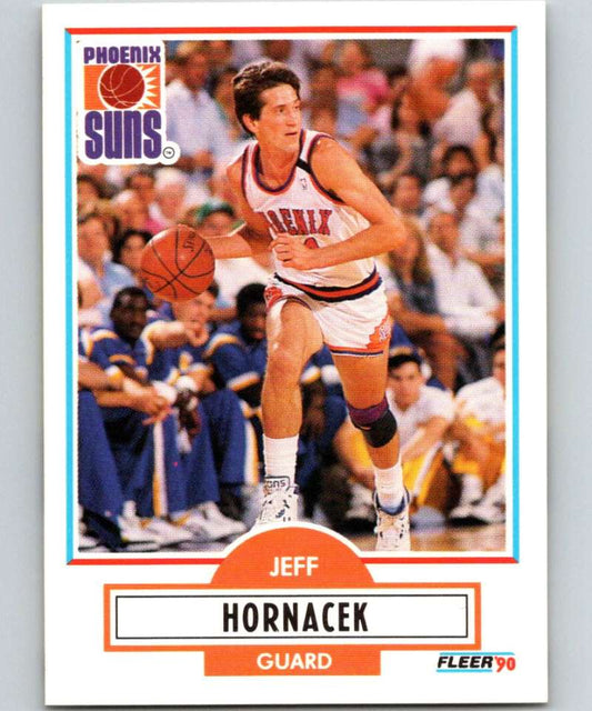 1990-91 Fleer #147 Jeff Hornacek Suns NBA Basketball Image 1