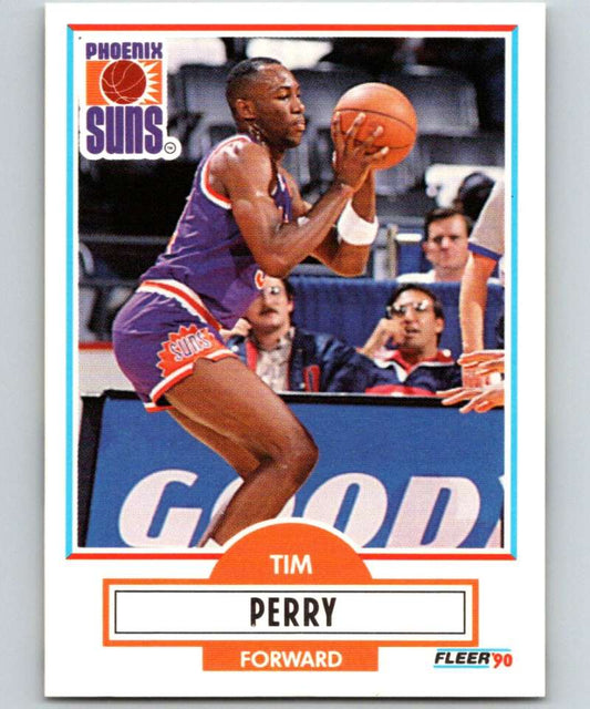 1990-91 Fleer #151 Tim Perry Suns NBA Basketball Image 1