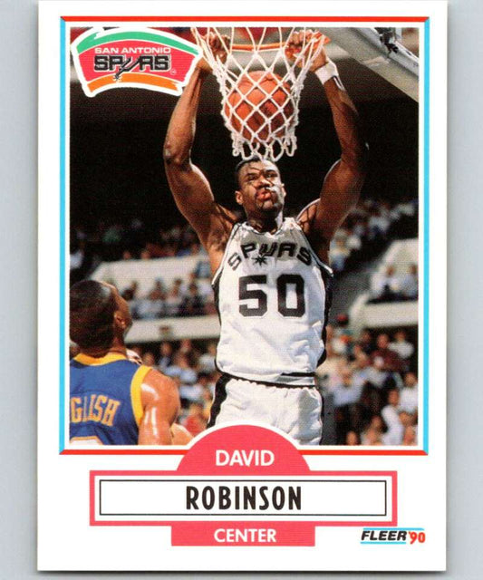 1990-91 Fleer #172 David Robinson Spurs NBA Basketball