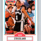 1990-91 Fleer #173 Rod Strickland Spurs NBA Basketball Image 1