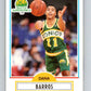 1990-91 Fleer #175 Dana Barros RC Rookie NBA Basketball Image 1