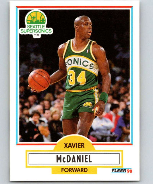 1990-91 Fleer #179 Xavier McDaniel NBA Basketball