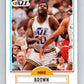 1990-91 Fleer #183 Mike Brown Jazz NBA Basketball Image 1