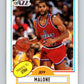 1990-91 Fleer #195 Jeff Malone Jazz NBA Basketball Image 1