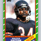 1986 Topps #11 Walter Payton Bears NFL Football