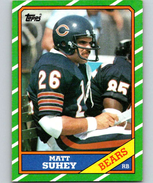 1986 Topps #12 Matt Suhey Bears NFL Football
