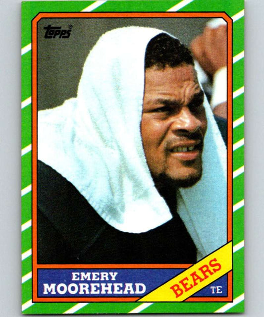 1986 Topps #15 Emery Moorehead Bears NFL Football Image 1