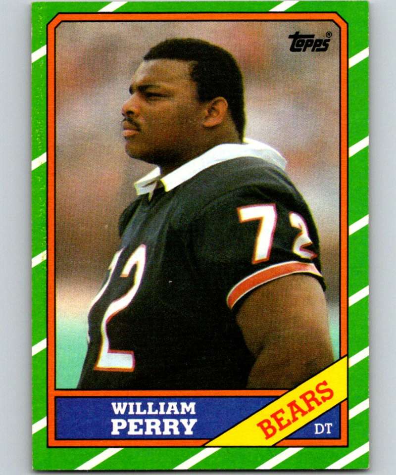 1986 Topps #20 William Perry RC Rookie Bears NFL Football