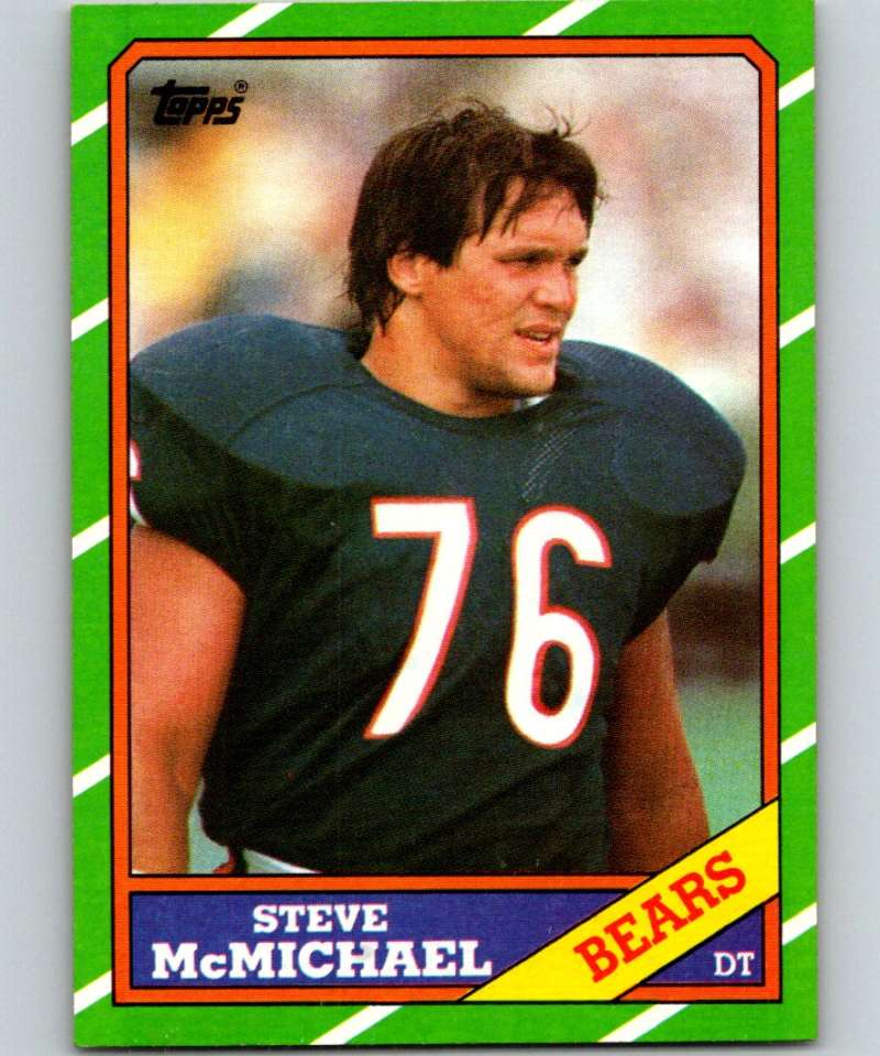 1986 Topps #21 Steve McMichael Bears NFL Football
