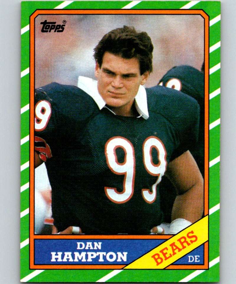 1986 Topps #22 Dan Hampton Bears NFL Football