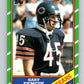 1986 Topps #28 Gary Fencik Bears NFL Football