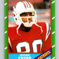 1986 Topps #34 Irving Fryar Patriots NFL Football Image 1