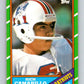 1986 Topps #43 Rich Camarillo Patriots NFL Football Image 1