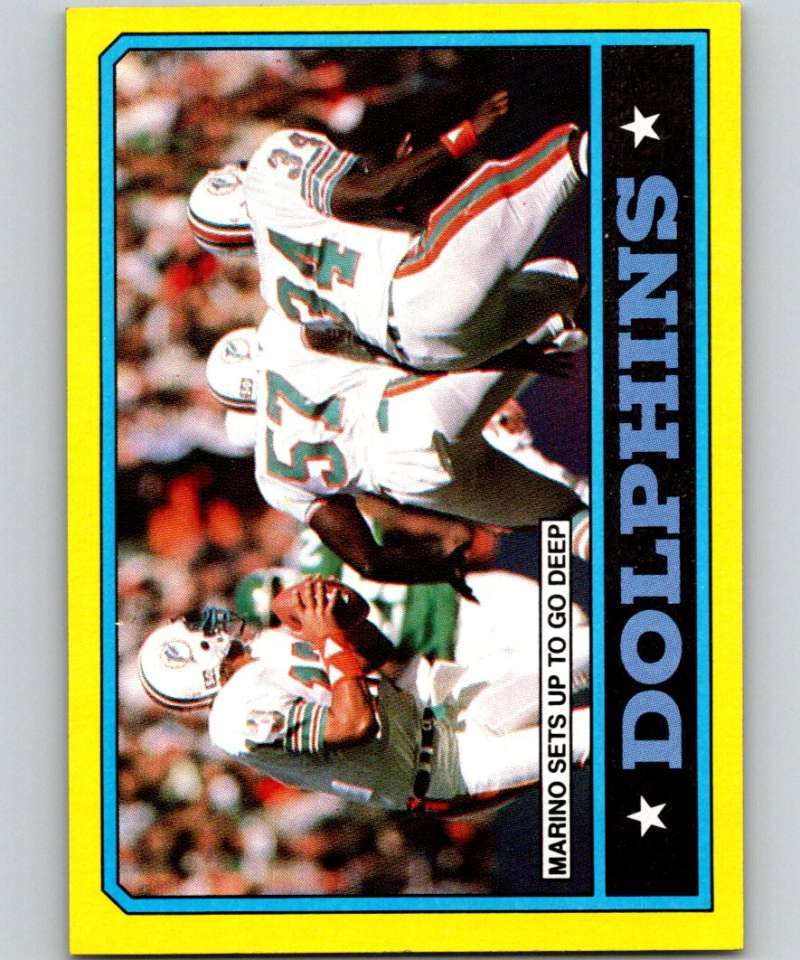1986 Topps #44 Dan Marino Dolphins TL NFL Football