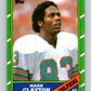 1986 Topps #49 Mark Clayton Dolphins NFL Football