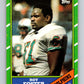 1986 Topps #52 Roy Foster Dolphins NFL Football