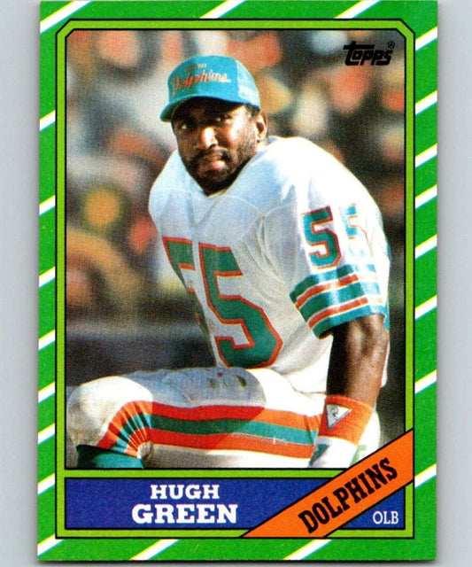 1986 Topps #57 Hugh Green Dolphins NFL Football