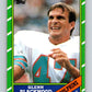 1986 Topps #58 Glenn Blackwood Dolphins NFL Football