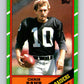 1986 Topps #65 Chris Bahr LA Raiders NFL Football Image 1