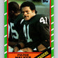 1986 Topps #66 Fulton Walker LA Raiders NFL Football