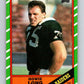 1986 Topps #67 Howie Long LA Raiders NFL Football Image 1