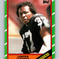 1986 Topps #74 Lester Hayes LA Raiders NFL Football